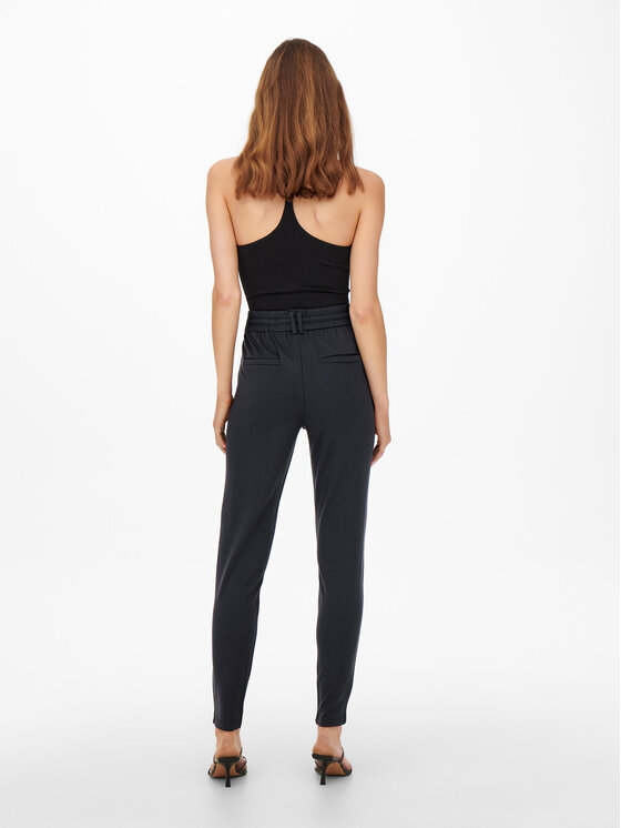 ONLY ONLY Hlače iz tkanine Poptrash 15115847 Mornarsko modra Regular Fit