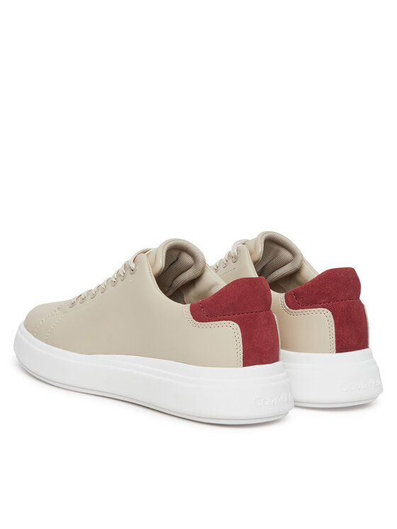 Calvin Klein Calvin Klein Sneakersy Cupsole Lace Up - Suede Bt HW0HW02404 Beżowy