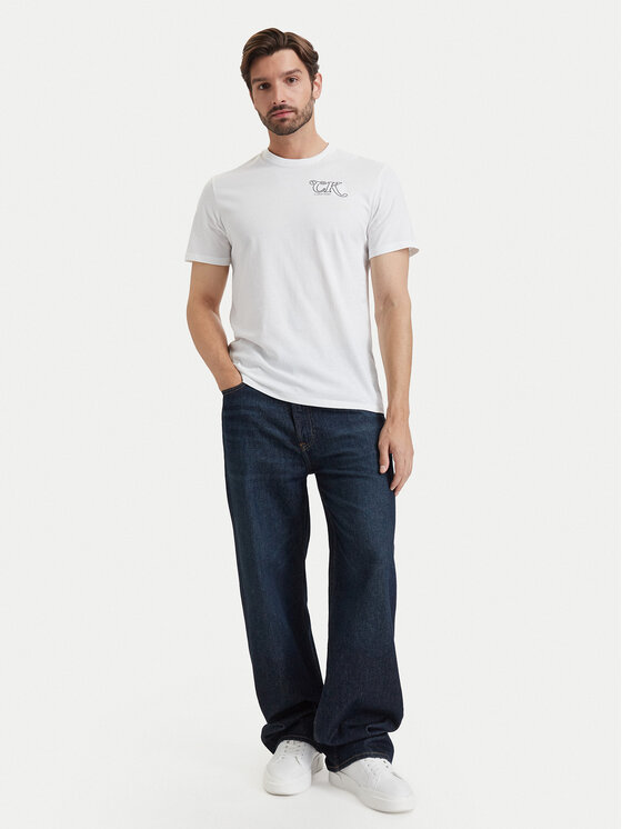 Calvin Klein Jeans Calvin Klein Jeans T-Shirt LV04RH819G Bílá Regular Fit