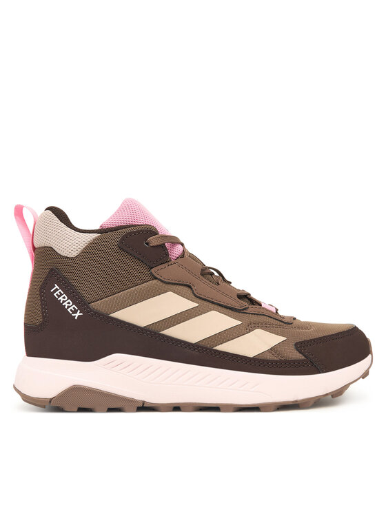 adidas adidas Trekking čevlji Terrex Anylander Mid Junior Hiking Shoes JR9722 Rjava