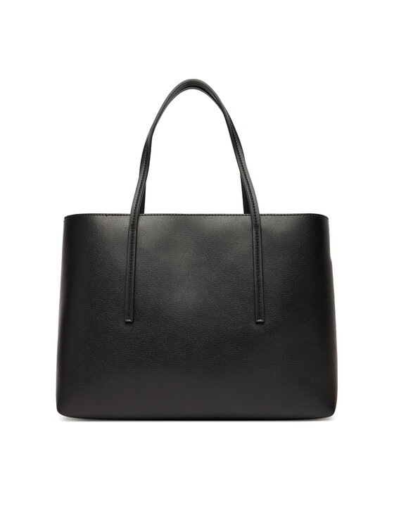 Calvin Klein Calvin Klein Τσάντα Foil Logo Small Tote LV04F3275G Μαύρο