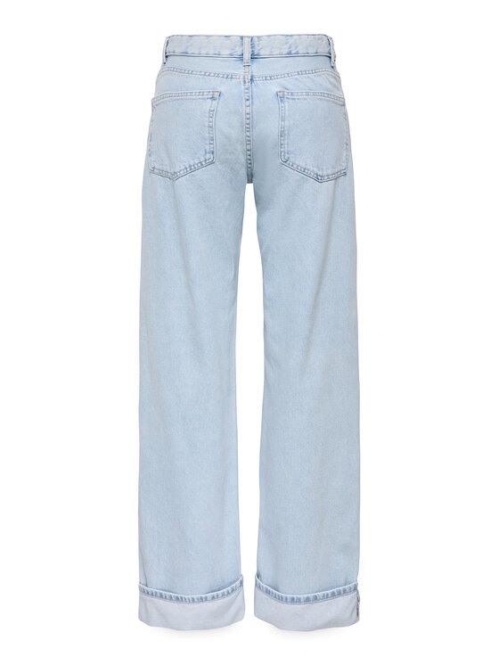 ONLY ONLY Jeansy Ella 15368955 Błękitny Wide Leg