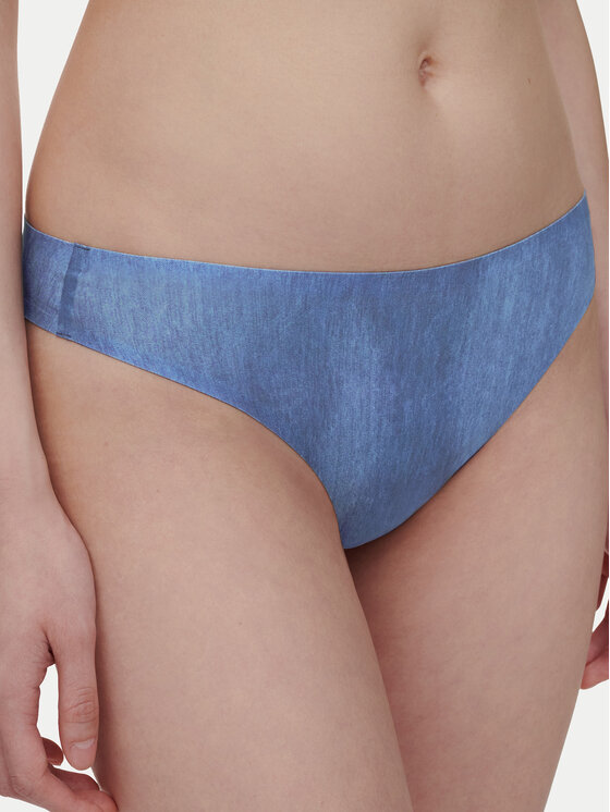 Chantelle Chantelle Stringi Soft Stretch C11D90 Niebieski