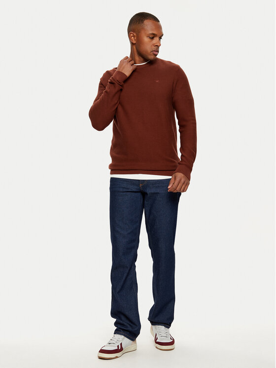 Mustang Mustang Maglione Elliot 1015815 Bordeaux Regular Fit