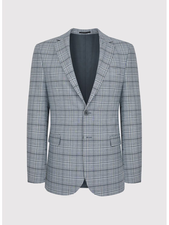 Pako Lorente Pako Lorente Marynarka P23SF-3G-032 Szary Slim Fit