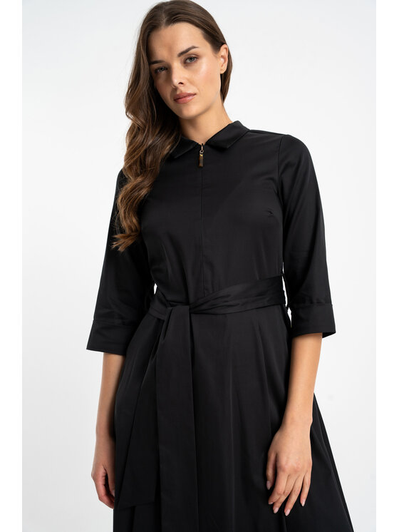 CLICK CLICK Sukienka codzienna 60-6038 Czarny Regular Fit