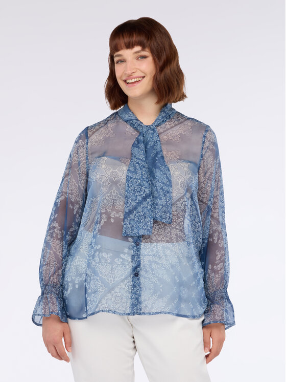 Fiorella Rubino Fiorella Rubino Camicia 5031T001435N0R4 Turchese Regular Fit
