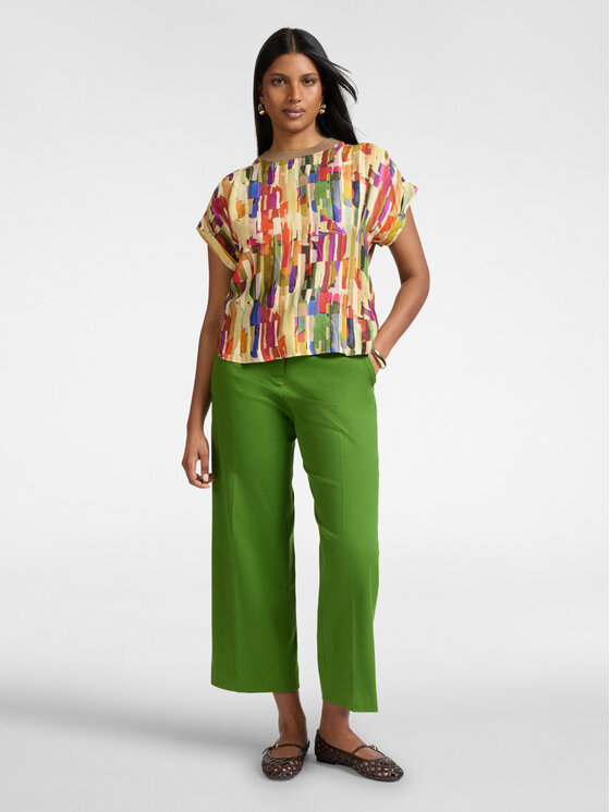 Elena Mirò Elena Mirò T-shirt G084Z000603N022 Crema Regular Fit