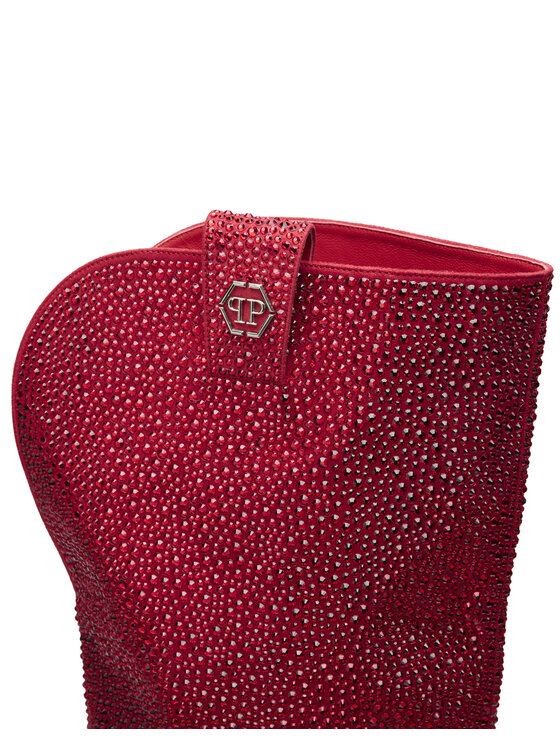 PHILIPP PLEIN PHILIPP PLEIN Kozaki 26653 Czerwony