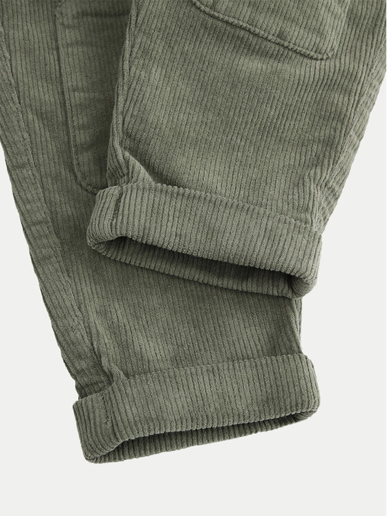 Coccodrillo Coccodrillo Medžiaginės kelnės ZC4119101SBN Žalia Regular Fit