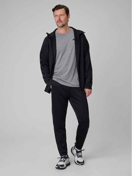4F 4F Spodnie dresowe MULTI ACTIVE Czarny Regular Fit