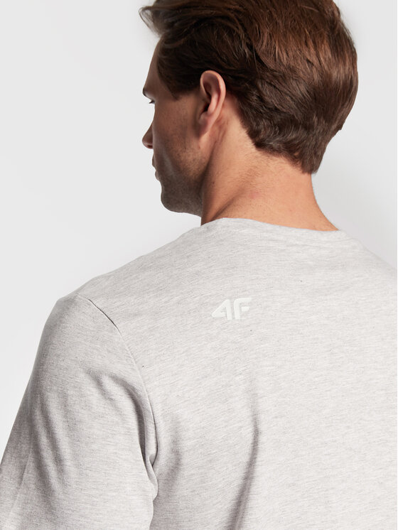 4F 4F T-shirt H4Z22-TSM352 Grigio Regular Fit