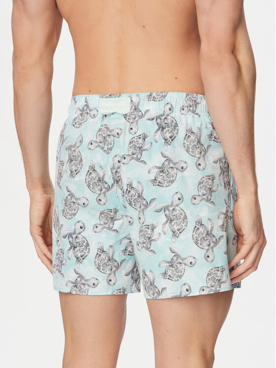 Emporio Armani Emporio Armani Plavecké šortky EM000583 AF20447 F9045 Modrá Regular Fit