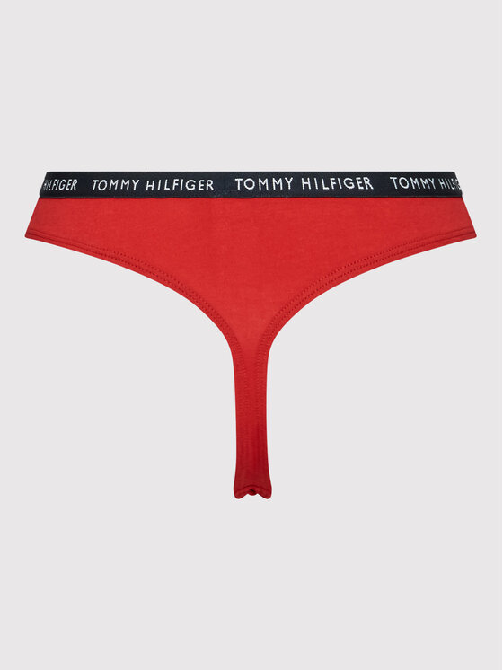 Tommy Hilfiger Tommy Hilfiger Sada 3 kusů string kalhotek UW0UW02829 Barevná
