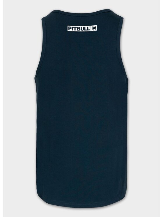PITBULL PITBULL Tank top Tank Top Slim Fit Hilltop L Niebieski Regular Fit