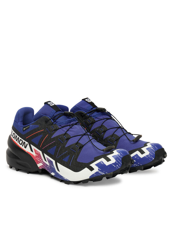 Salomon Salomon Pantofi pentru alergare Speedcross 6 Gore-Tex Equipe L47982800 Bleumarin