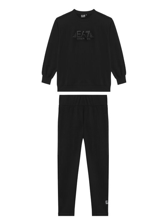 EA7 Emporio Armani EA7 Emporio Armani Completo felpa e leggings 7G000279 AF13135 MC043 Nero Regular Fit