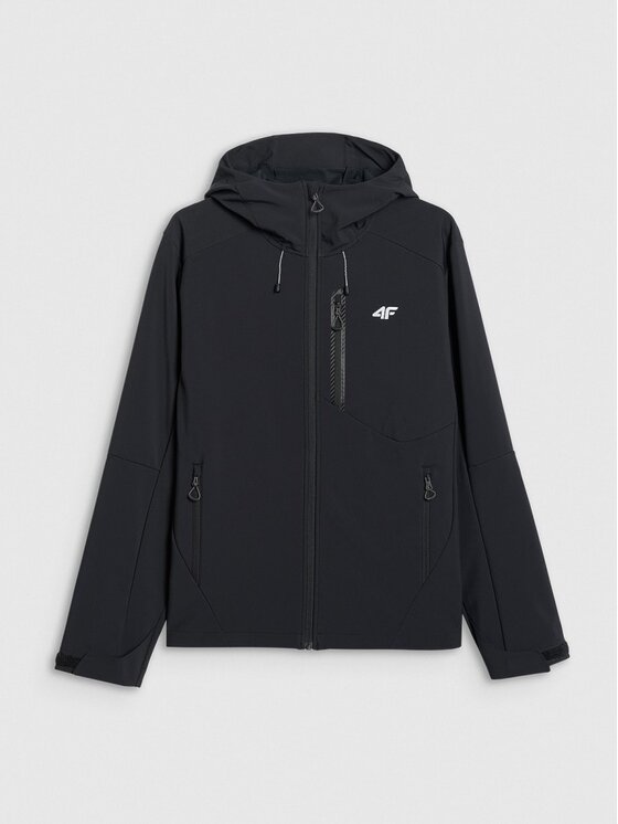 4F 4F Giacca softshell 4FRAW25TSOFM506-20S Nero Regular Fit