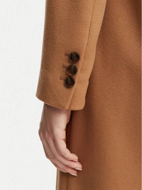 Marella Marella Villane mantel Pavido 2623016031 Pruun Loose Fit