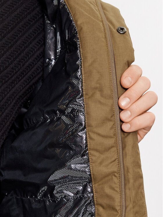 Columbia Columbia Žieminė striukė Leif Trail™ Parka Ruda Regular Fit