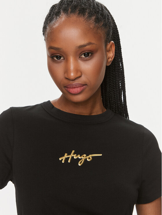 HUGO Hugo Póló Classic 50508289 Fekete Regular Fit