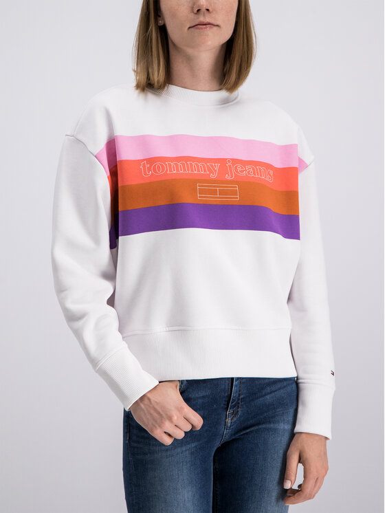 Tommy Jeans Tommy Jeans Džemperis DW0DW06777 Balta Relaxed Fit