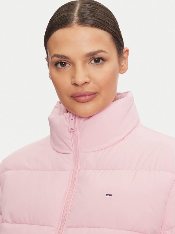 Tommy Jeans Tommy Jeans Žieminė striukė Essential DW0DW18827 Rožinė Regular Fit