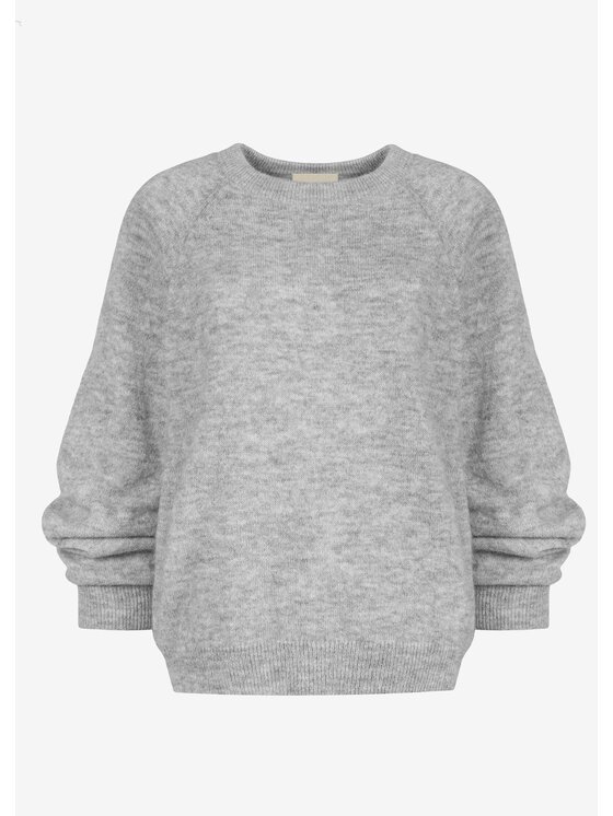 Le Collet Le Collet Sweter AVILA Szary Oversize