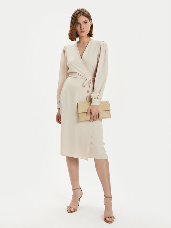 Rinascimento Rinascimento Kleid für den Alltag CFC0118483003 Beige Regular Fit