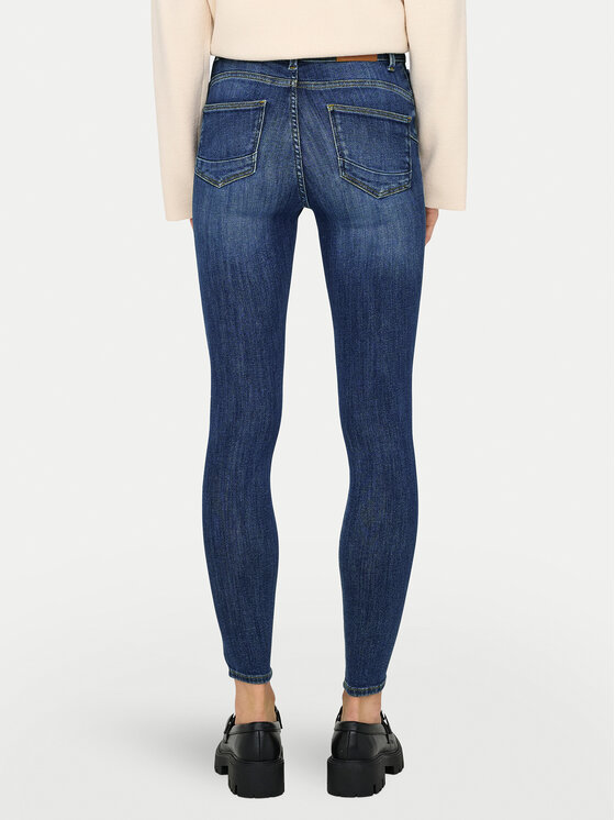 ONLY ONLY Jeans hlače Power 15313697 Modra Skinny Fit