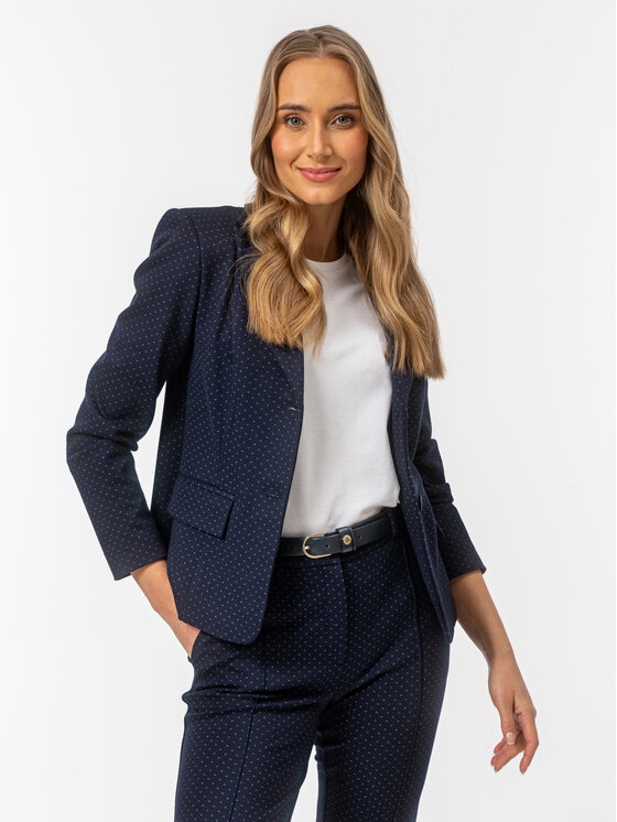 Ciepielewska Ciepielewska Garnitur Roki Granatowy Flattering Fit