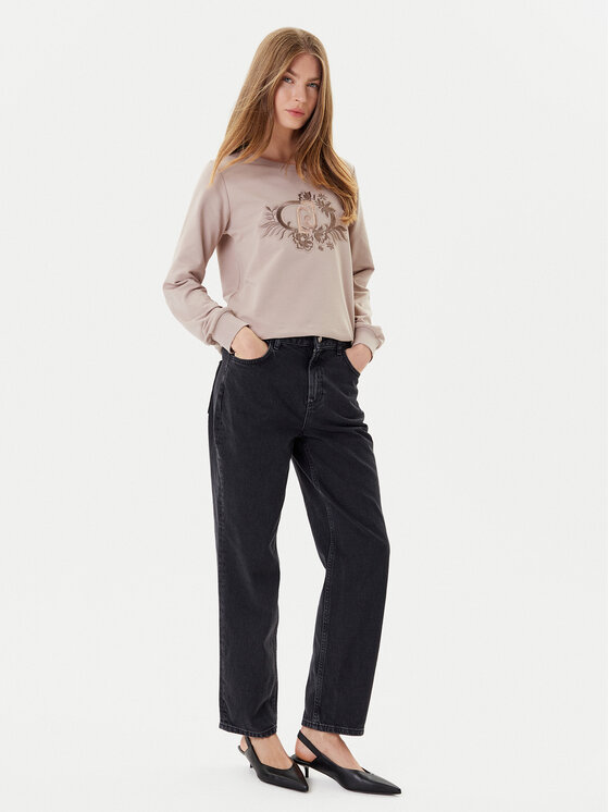 Liu Jo Sport Liu Jo Sport Μπλούζα TF5097 FS090 Μπεζ Regular Fit
