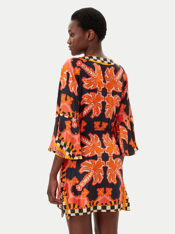 Maaji Maaji Paplūdimio suknelė Racing Palms Joypop PT2529CPO003 Oranžinė Regular Fit