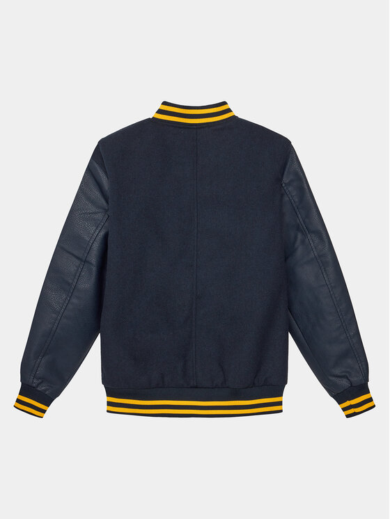 Jack & Jones Junior Jack & Jones Junior Bomber-jakk College 12239791 Sinine Regular Fit