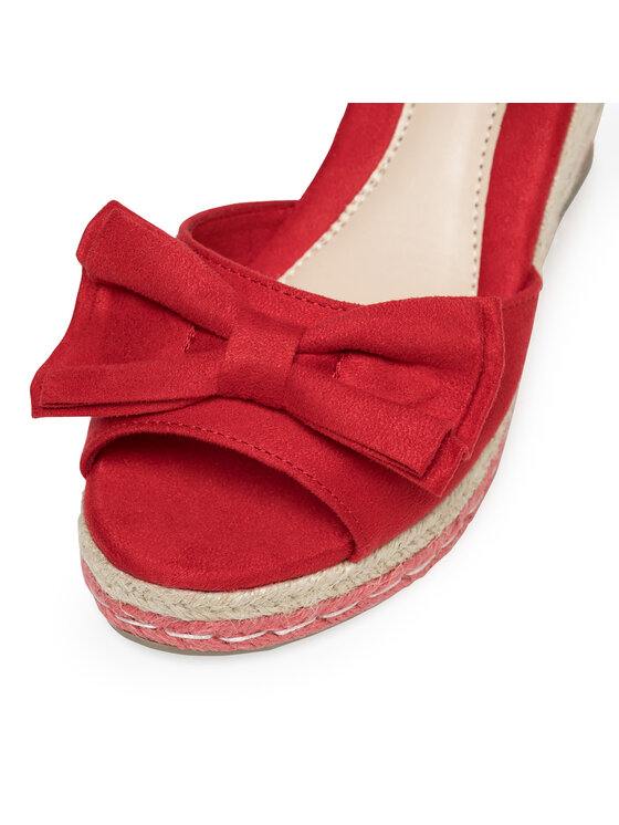 DeeZee DeeZee Espadryle WYL2710-02 Czerwony