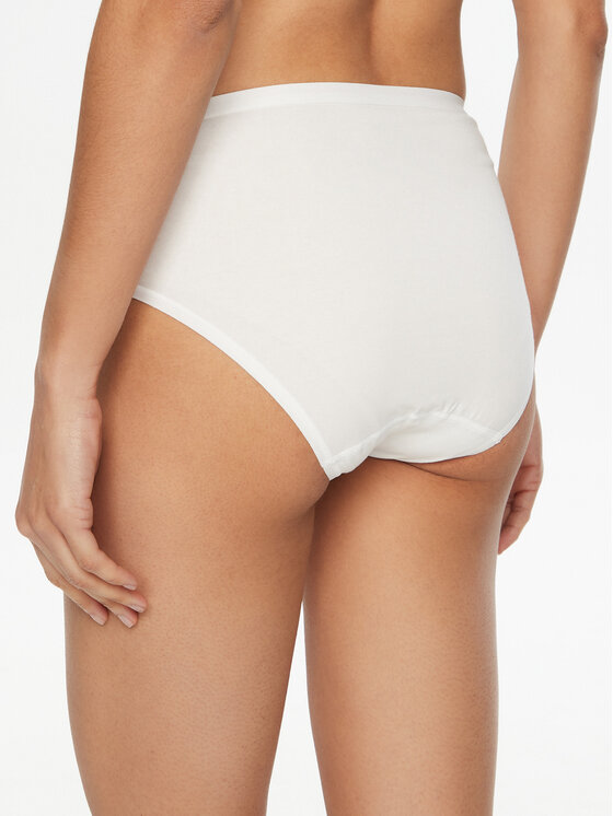 Triumph Triumph Набір з 2 пар класичних трусів із високою талією Sense Of Cotton 10225046 Білий