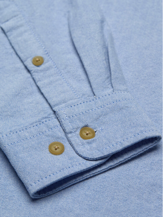Element Element Koszula Button Down Regular Oxford ELYWT00182 Niebieski Regular Fit