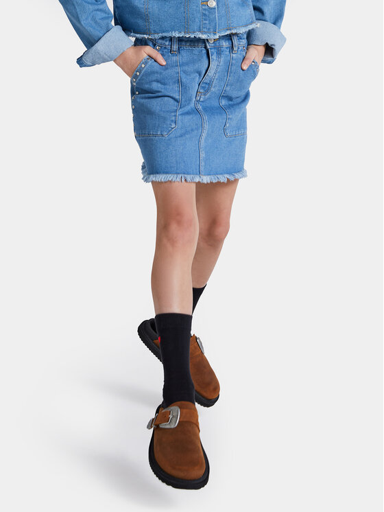 Coccodrillo Džínsová sukňa WC4124201JCG Modrá Regular Fit