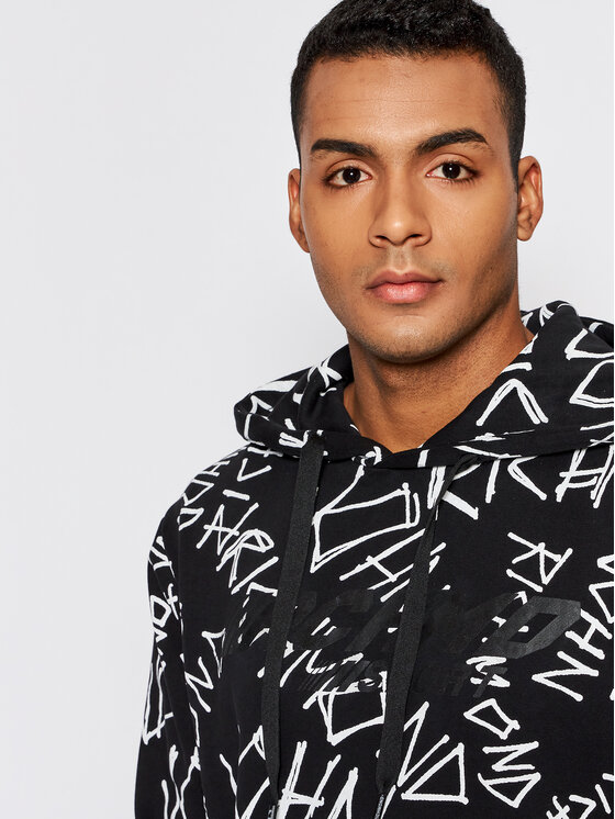 John Richmond John Richmond Felpa Hikone UMP22147FE Nero Relaxed Fit