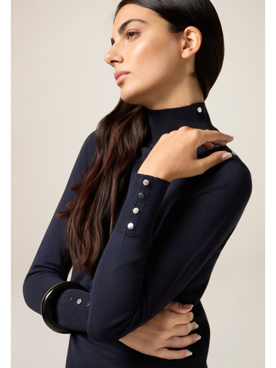 Oltre Oltre Maglione M288J005022N034 Blu Regular Fit