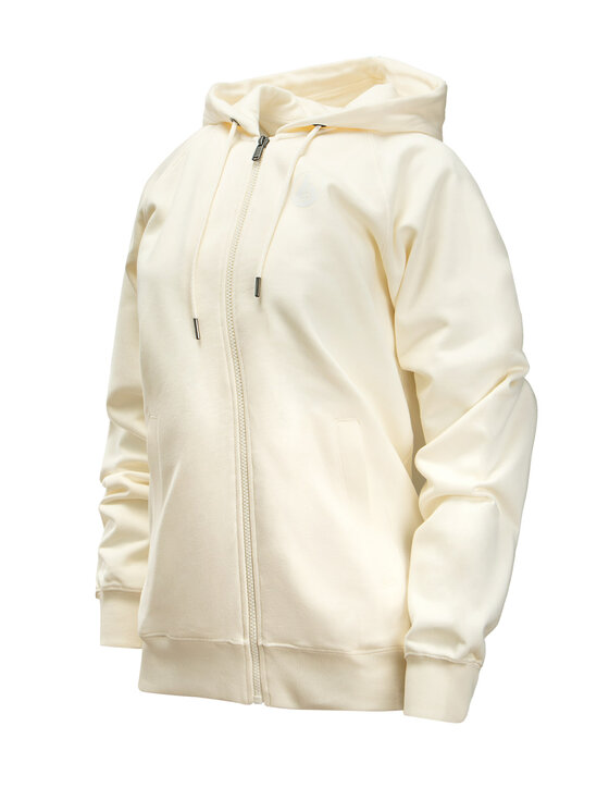 Jott Jott Spodnie dresowe Branco Logo Écru Regular Fit