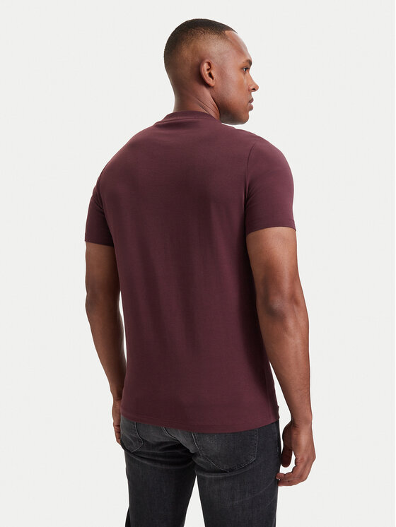 KARL LAGERFELD KARL LAGERFELD T-Shirt 755040 564235 Bordowy Regular Fit