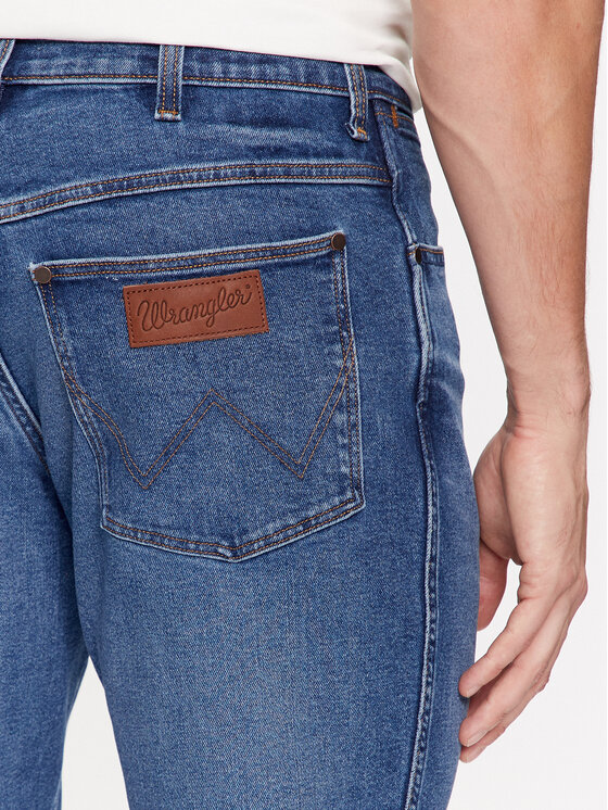 Wrangler Wrangler Jeansy River 112341401 Niebieski Tapered Leg