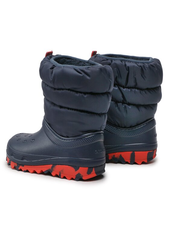 Crocs Crocs Cizme de zăpadă Classic Neo Puff Boot K 207684 Bleumarin