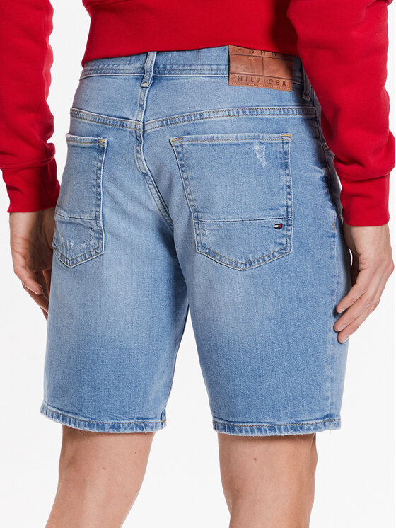Tommy Hilfiger Tommy Hilfiger Jeansshorts Brooklyn MW0MW31089 Blau Regular Fit