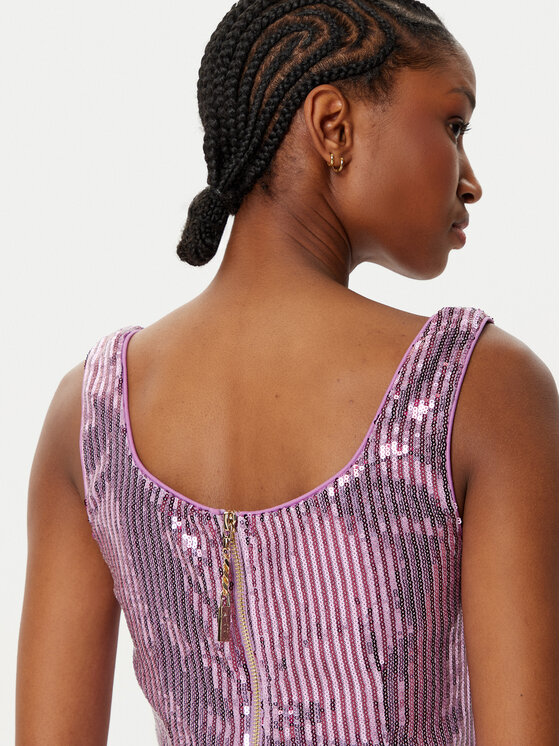 Fracomina Fracomina Top FQ24WT2001W66701 Vijolična Slim Fit