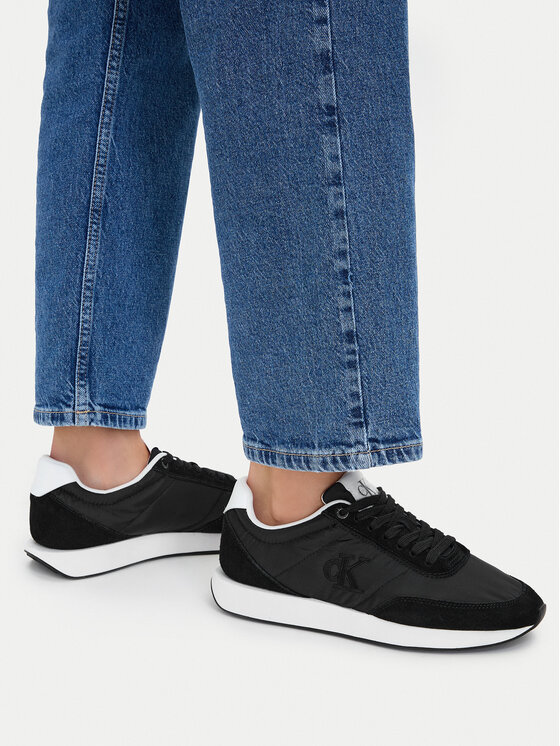 Calvin Klein Calvin Klein Tossud Retro Runner Lace Up Nylon Mg YW0YW01990 Must