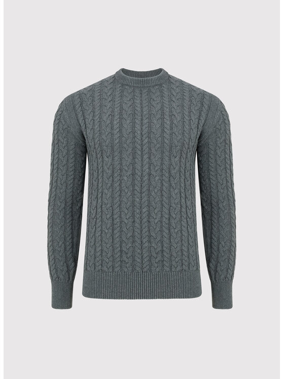 Pako Lorente Pako Lorente Sweter P25WF-2X-009 Szary Classic Fit
