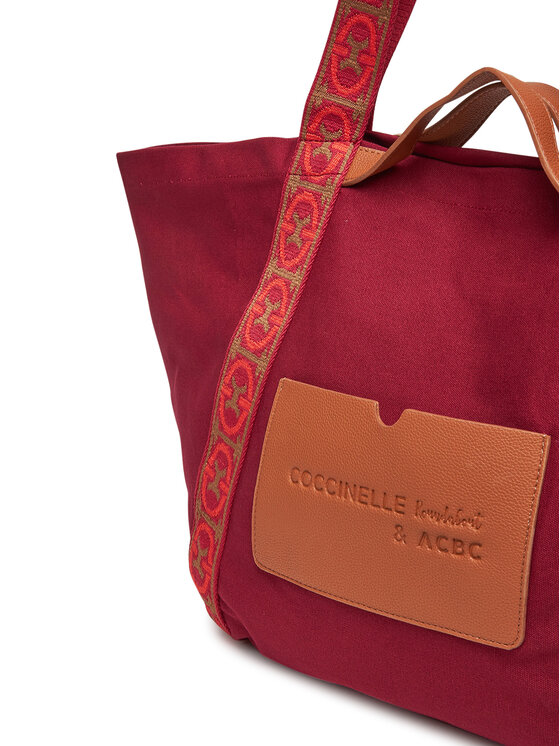 Coccinelle Coccinelle Дамска чанта SXG C-Bounce Canvas E1 SXG 11 01 01 Бордо