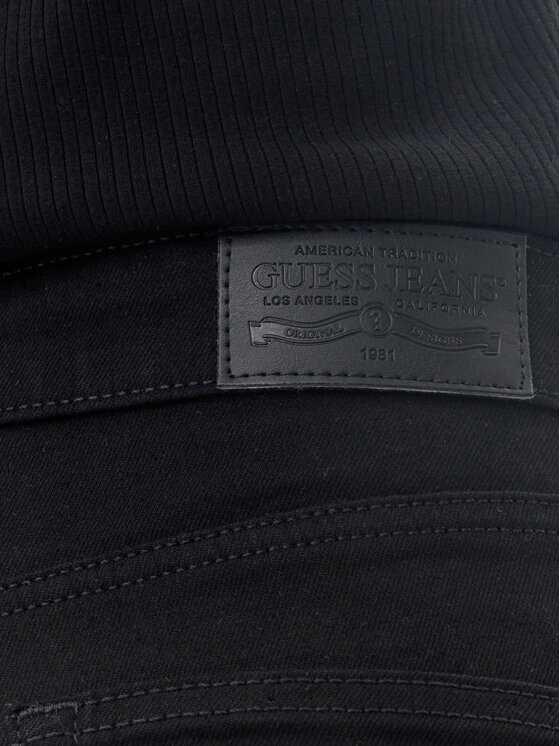 Guess Jeans Guess Jeans Traperice W4YA92 D5DL1 Crna Skinny Fit